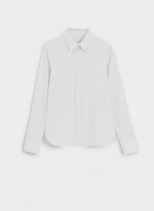 Slim fit striped cotton shirt - Image 4