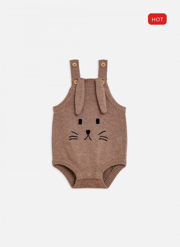 Bunny Bodysuit - Taupe - Image 2